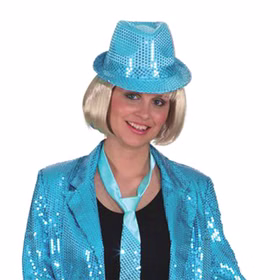 Hut Discoqueen mit Pailletten türkis 58 cm für Erwachsene Kostüm-Zubehör Kopfbedeckung Unisex für Damen und Herren Accessoire Fasching Karneval Mottoparty Hut Discoqueen mit Pailletten türkis 58 cm für Erwachsene Kostüm-Zubehör Kopfbedeckung Unisex für Damen und Herren Accessoire Fasching Karneval Mottoparty
