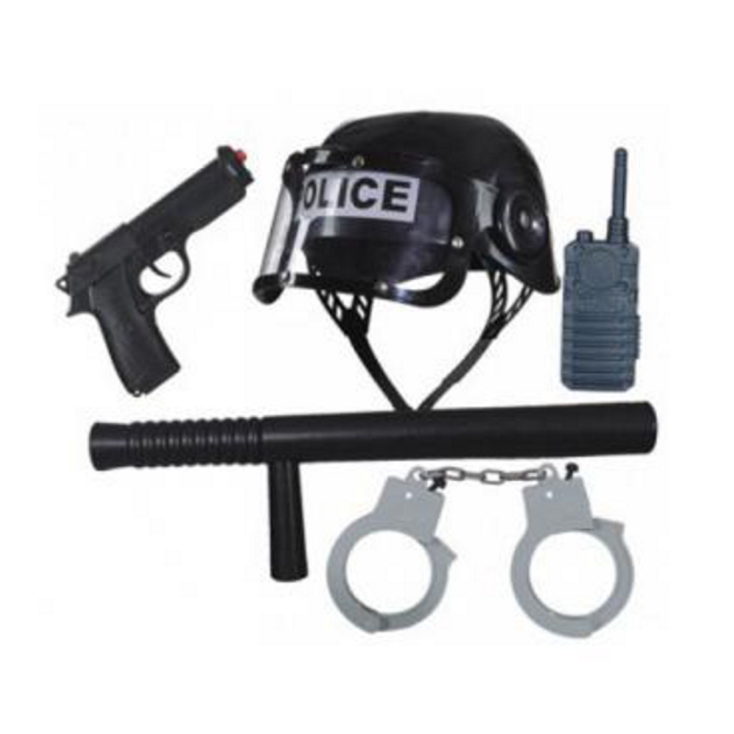 Polizei Set, Ausrüstung Polizist, 5-teilig