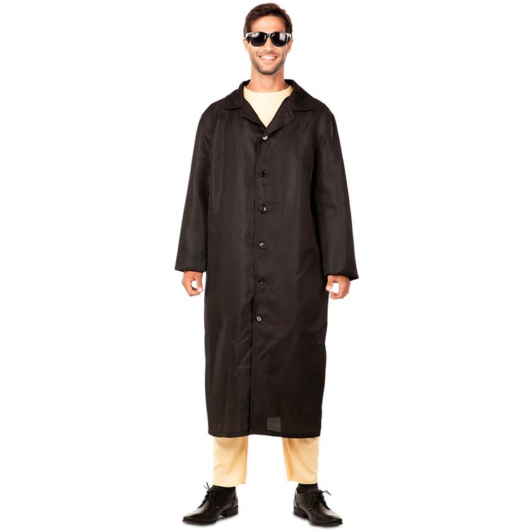 Exhibitionist Kostüm Entblößer für Herren Exhibitionist Kostüm Entblößer für Herren mit geschlossenem und geöffnetem Mantel von Vorne