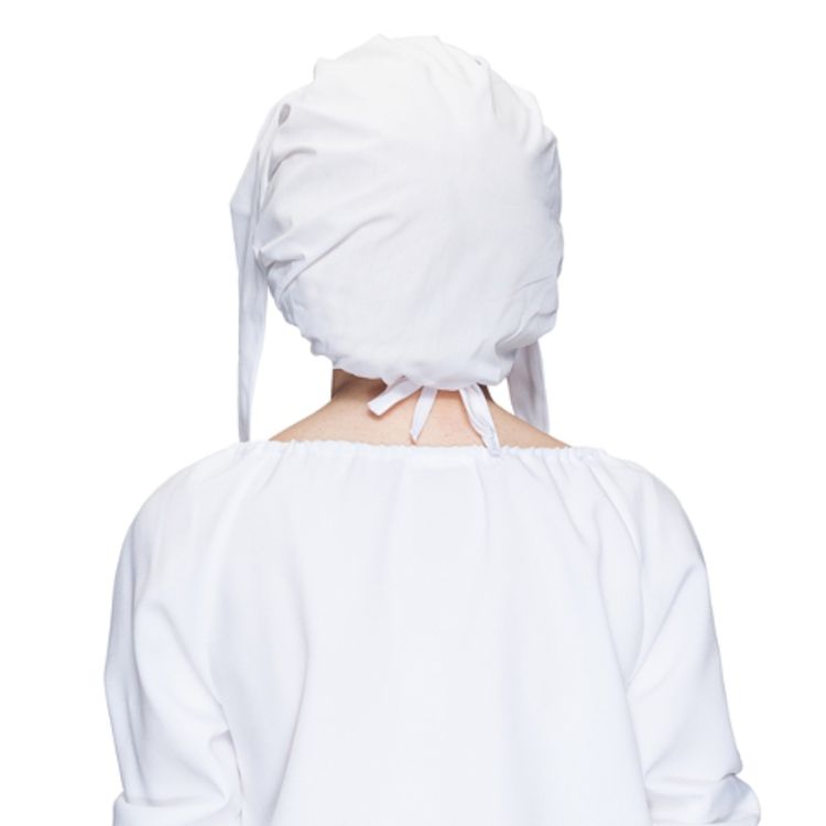 Mittelalter Haube Magd weiß Bäuerin Kostüm-Zubehör für Damen Mittelalter Haube Magd weiß Bäuerin Kostüm-Zubehör für Damen Fasching Karneval Mottoparty Mittelalterfest Mittelaltermarkt Accessoire Kopfbedeckung