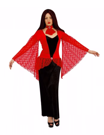 Vampir Kostüm Halloween Lady für Damen Gr. S Kleid schwarz rot SALE Fasching Karneval Mottoparty Vampir Kostüm Halloween Lady für Damen Gr. S Kleid schwarz rot SALE Fasching Karneval Mottoparty