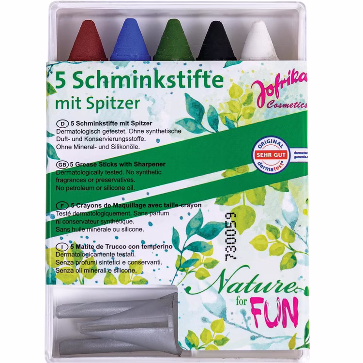 Naturkosmetik Schminkstifte Bio Karnevalschminke Kinderschminken Make-Up Kostüm-Zubehör Naturkosmetik Schminkstifte Bio Karnevalschminke Kinderschminken Make-Up Kostüm-Zubehör