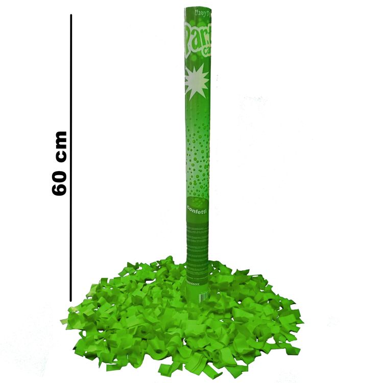 Konfettikanone 60 cm, Shooter in verschiedenen Farben Konfettishooter weiss 60cm, Feuerwerk für Geburtstage ohne Genehmigung Indoor Feuerwerk