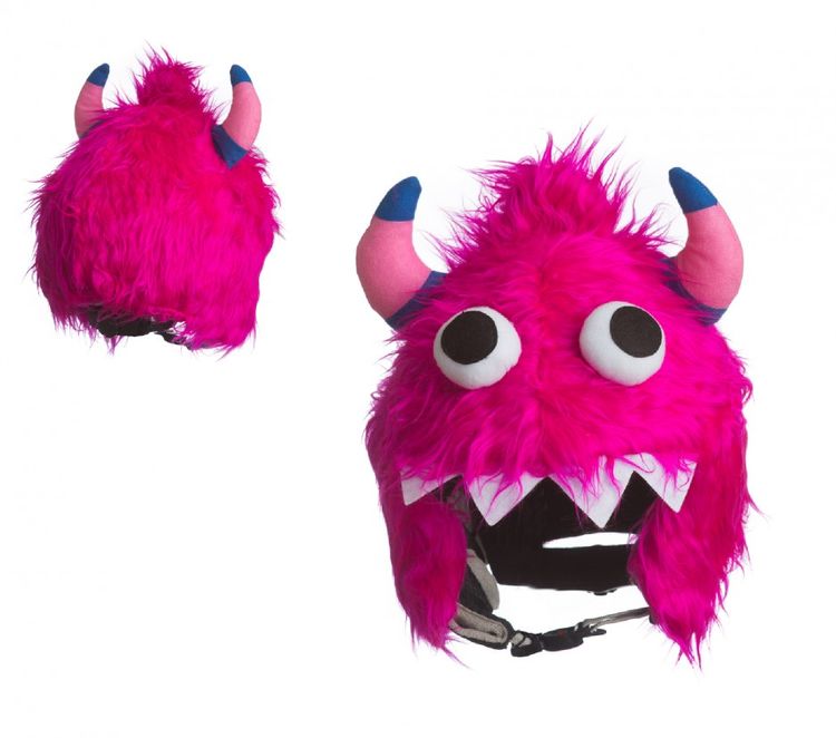 Skihelm Verkleidung Schneemonster pink Überzug Snowboardhelm Wintersport