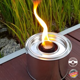 3 Fackeltöpfe Outdoor Kerzen Partyfeuer 4 Stunden Brennzeit Fackeltopf Gartenparty Gartenfeuer