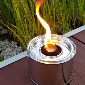 3 Fackeltöpfe Outdoor Kerzen Partyfeuer 5 Stunden Brennzeit Fackeltopf Gartenparty Gartenfeuer