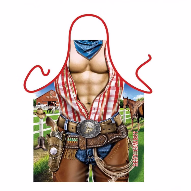 Schürze Motiv Cowboy Grill Party Geschenk Schürze Motiv Cowboy Grill Party Geschenk