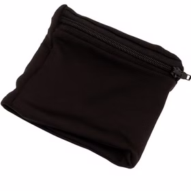 Handgelenk Tasche Schwarz Geldbörse Fasching Karneval Urlaub Tasche für Wertsachen Sport Wandern Radfahren Accessoire Schwarze Tasche für das Handgelenk mit Reißverschluss für Wertsachen