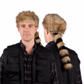 Fellmütze Ranger Alaska Hunter Mr. Smith für Herren KW 58-60 cm Kostüm-Zubehör Wilder Westen Cowboy Fasching Karneval Mottoparty Fellmütze Ranger Alaska Hunter Mr. Smith für Herren KW 58-60 cm Kostüm-Zubehör Wilder Westen Cowboy Fasching Karneval Mottoparty