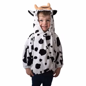 Kuh Kostüm Klara Gr. 104 schwarz-weiß mit Kapuze Kälbchen Umhang für Kinder Tier Tierkostüm für Mädchen und Jungen Unisex-Kostüm Fasching Karneval Mottoparty Kinderfasching Kuh Kostüm Klara Gr. 104 schwarz-weiß mit Kapuze Kälbchen Umhang für Kinder Tier Tierkostüm für Mädchen und Jungen Unisex-Kostüm Fasching Karneval Mottoparty Kinderfasching