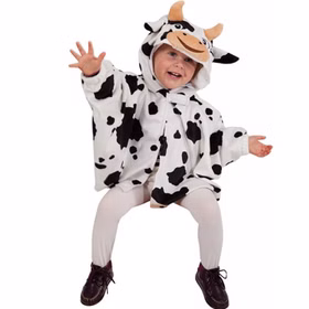 Kuh Kostüm Klara Gr. 104 schwarz-weiß mit Kapuze Kälbchen Umhang für Kinder Tier Tierkostüm für Mädchen und Jungen Unisex-Kostüm Fasching Karneval Mottoparty Kinderfasching Kuh Kostüm Klara Gr. 104 schwarz-weiß mit Kapuze Kälbchen Umhang für Kinder Tier Tierkostüm für Mädchen und Jungen Unisex-Kostüm Fasching Karneval Mottoparty Kinderfasching