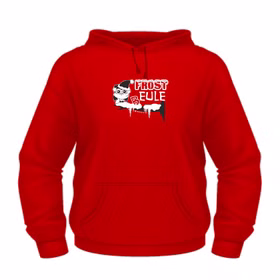 Damen Pullover rot Gr. S Hoodie mit Spruch "Frosteule" Geschenkidee SALE Bekleidung Damen Winter Freizeit Damen Pullover rot Gr. S Hoodie mit Spruch "Frosteule" Geschenkidee SALE Bekleidung Damen Winter Freizeit
