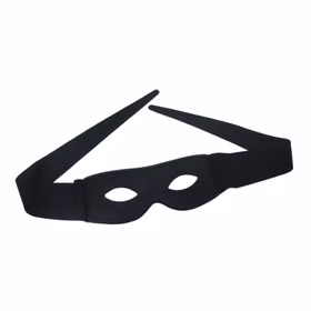 Zorro Maske Augenbinde schwarz Kostüm-Zubehör Onesize 20 cm Fasching Karneval Räuber Krieger Kämpfer