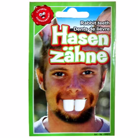 Hasenzähne weiß Onesize Kostüm-Zubehör Ostern Spaßartikel Hase Fasching Karneval Mottoparty Hasenzähne weiß Onesize Kostüm-Zubehör Ostern Spaßartikel Hase Fasching Karneval Mottoparty
