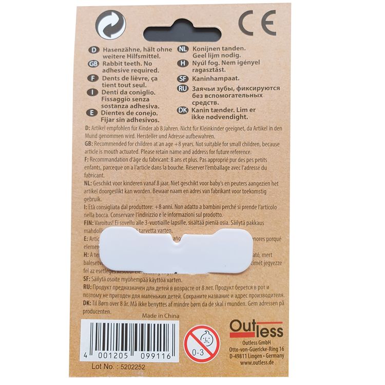 Hasen-Set 2tlg. Zähne und Hasenohren Kostüm-Zubehör Hasen-Set 2tlg. Zähne und Hasenohren Onesize Kostüm-Zubehör Fasching Ostern Karneval Mottoparty Accessoire