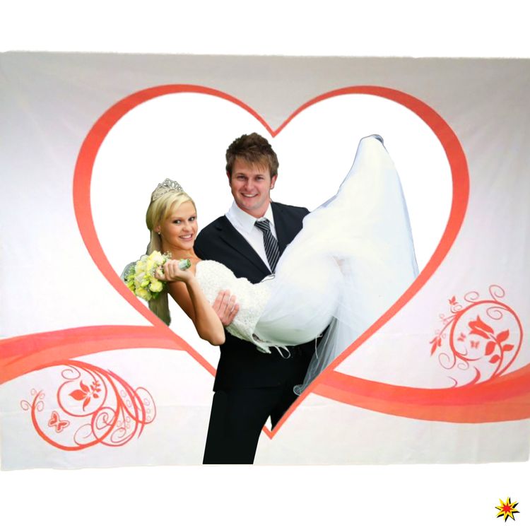 Herz Laken Ausschneiden Hochzeit Bettlaken