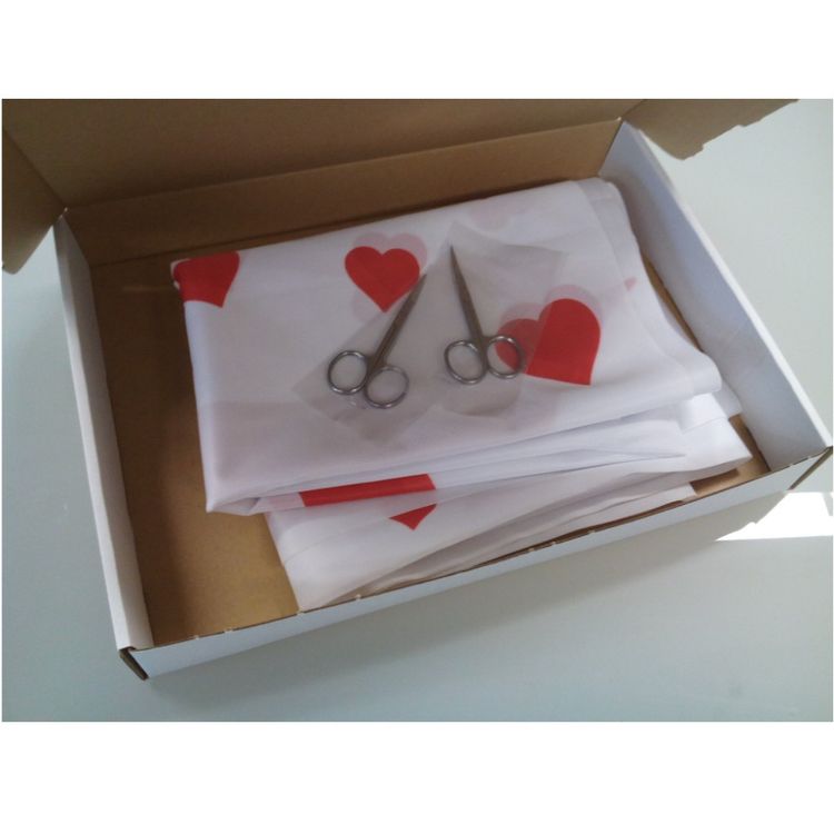 Herz Laken Brautpaar Ausschneiden Hochzeit Brauch