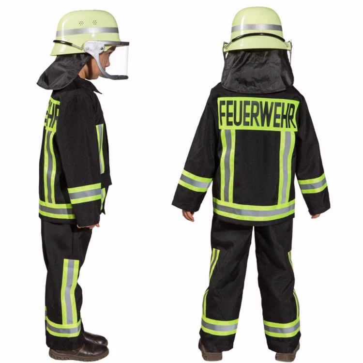 Feuerwehr Kostüm Samy für Kinder Gr. 104 - 152 Uniform schwarz Fasching Karneval Mottoparty Kindergeburtstag Feuerwehr Kostüm Samy für Kinder Gr. 104 - 152 Uniform schwarz Fasching Karneval Mottoparty Kindergeburtstag