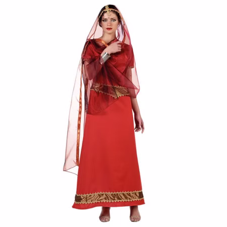 Bollywood Kostüm Inderin Kajol für Damen Gr. M-L SALE Kleid rot Fasching Karneval Mottoparty Andere Länder Asien Bollywood Kostüm Inderin Kajol für Damen Gr. M-L SALE Kleid rot Fasching Karneval Mottoparty Andere Länder Asien