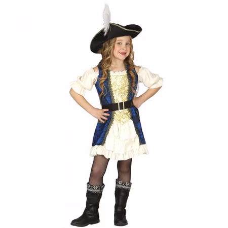Piraten Kostüm Seeräuberin Karina für Kinder Gr. 110-152 Kleid Hut Mädchen Fasching Karneval Mottoparty Kinderfasching Kindergeburtstag Piraten Kostüm Seeräuberin Karina für Kinder Gr. 110-152 Kleid Hut Mädchen Fasching Karneval Mottoparty Kinderfasching Kindergeburtstag