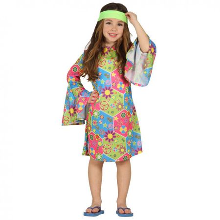 Hippie Kostüme Annelie für Kinder