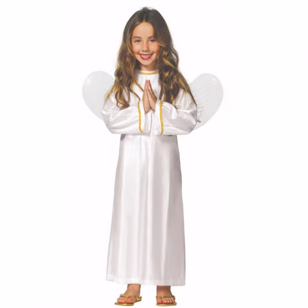 Engel Kostüm Dina für Kinder Gr. 98- 152 Kleid inkl. Flügel weiß Krippenspiel Weihnachten Weihnachtsengel mit Flügeln Christkind Fasching Karneval Mottoparty Engel Kostüm Dina für Kinder Gr. 98- 152 Kleid inkl. Flügel weiß Krippenspiel Weihnachten Weihnachtsengel mit Flügeln Christkind Fasching Karneval Mottoparty