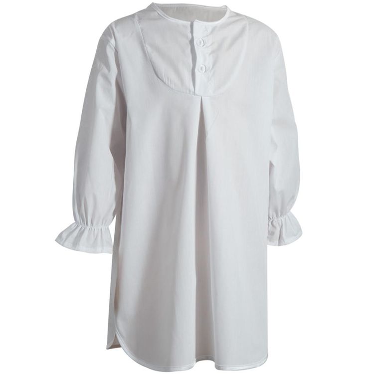 Schlafwandler Kostüm Historisches Nachthemd mit Zipfelmütze für Kinder Schlafwandler Kostüm Nachthemd mit Zipfelmütze für Kinder Gr. 104-164 weiß Fasching Karneval Mottoparty Mittelalter Kinderfasching