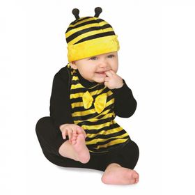 Bienen Kostüm Mütze mit Lätzchen für Babys Gr. 86 Geschenkidee 0-2 Jahre Unisex Baby-Zubehör Mädchen und Jungen Geburt 