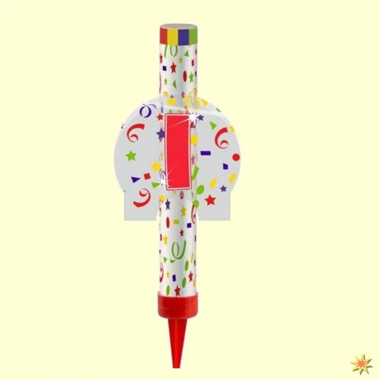 Eisfontäne mit Zahl, Tortenfontäne - Tischfeuerwerk 0-9 Eisfontänen für Kuchen zum Stecken