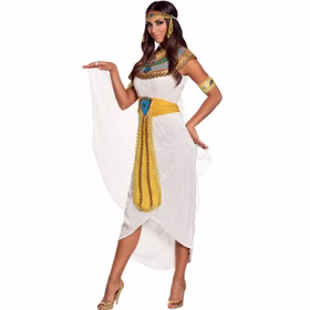 Cleopatra Kostüm Ägypterin Anuket für Damen Gr. 36-42 Kleid Antike Fasching Karneval Mottoparty Cleopatra Kostüm Ägypterin Anuket für Damen Gr. 36-42 Kleid Antike Fasching Karneval Mottoparty