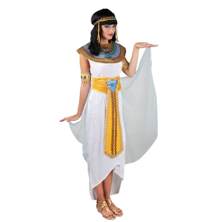 Cleopatra Kostüm Ägypterin Anuket für Damen Cleopatra Kostüm Ägypterin Anuket für Damen Gr. 36-42 Kleid Antike Fasching Karneval Mottoparty