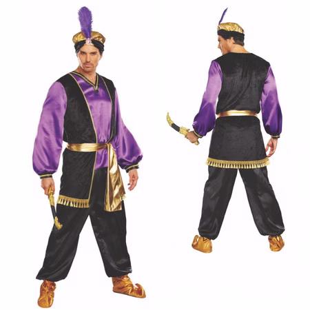 Sultan Kostüm Omar für Herren Gr. XXL lila Orient 1001 Nacht Märchen SALE Fasching Karneval Mottoparty Sultan Kostüm Omar für Herren Gr. XXL lila Orient 1001 Nacht Märchen SALE Fasching Karneval Mottoparty