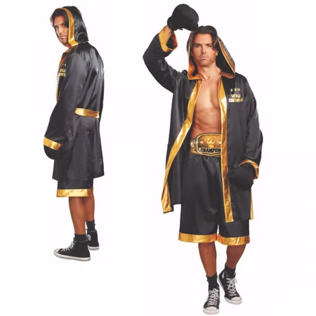 Boxer Kostüm Sportler World Champion für Herren