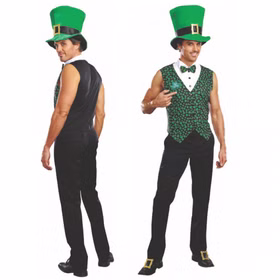 Irish Kostüm Grünes Kleeblatt Barry für Herren Gr. M-XXL St. Patrick SALE Fasching Karneval Mottoparty Saint Patrick’s Day