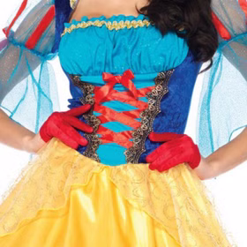 Kostüm Schneewittchen Damen Kleid gelb-blau Märchen Fasching Kostüm Schneewittchen Damen Kleid gelb-blau Märchen Fasching
