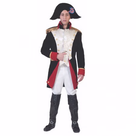 Napoleon Kostüm Kaiser Frankreichs für Herren Gr. 52-54 Uniform Fasching Karneval Mottoparty Napoleon Kostüm Kaiser Frankreichs für Herren Gr. 52-54 Uniform Fasching Karneval Mottoparty