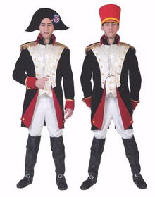 Napoleon Kostüm Kaiser Frankreichs für Herren Gr. 52-54 Uniform Fasching Karneval Mottoparty Napoleon Kostüm Kaiser Frankreichs für Herren Gr. 52-54 Uniform Fasching Karneval Mottoparty