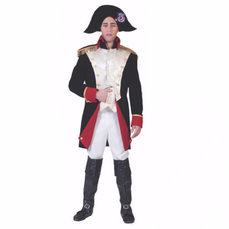 Napoleon Kostüm Kaiser Frankreichs für Herren Gr. 52-54 Uniform Fasching Karneval Mottoparty Napoleon Kostüm Kaiser Frankreichs für Herren Gr. 52-54 Uniform Fasching Karneval Mottoparty