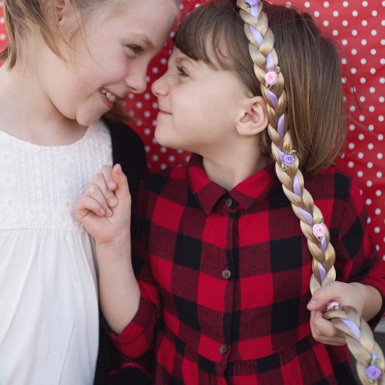 Rapunzel-Zopf blond mit Haarreif für Kinder 70 cm lang Kostüm-Zubehör Accessoire Kinder Haarreif geflochtener Zopf Fasching Karneval Mottoparty Kinderfasching Kindergeburtstag Rapunzel-Zopf blond mit Haarreif für Kinder 70 cm lang Kostüm-Zubehör Accessoire Kinder Haarreif geflochtener Zopf Fasching Karneval Mottoparty Kinderfasching Kindergeburtstag