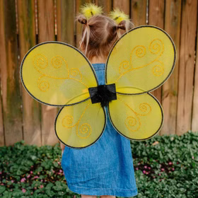 Bienen-Set Kostüm Flügel und Haarreif für Kinder gelb Tier Biene Flügel 54x41 cm Kostüm-Zubehör Fasching Karneval Mottoparty Kinderfasching Kindergeburtstag Bienen-Set Kostüm Flügel und Haarreif für Kinder gelb Tier Biene Flügel 54x41 cm Kostüm-Zubehör Fasching Karneval Mottoparty Kinderfasching Kindergeburtstag