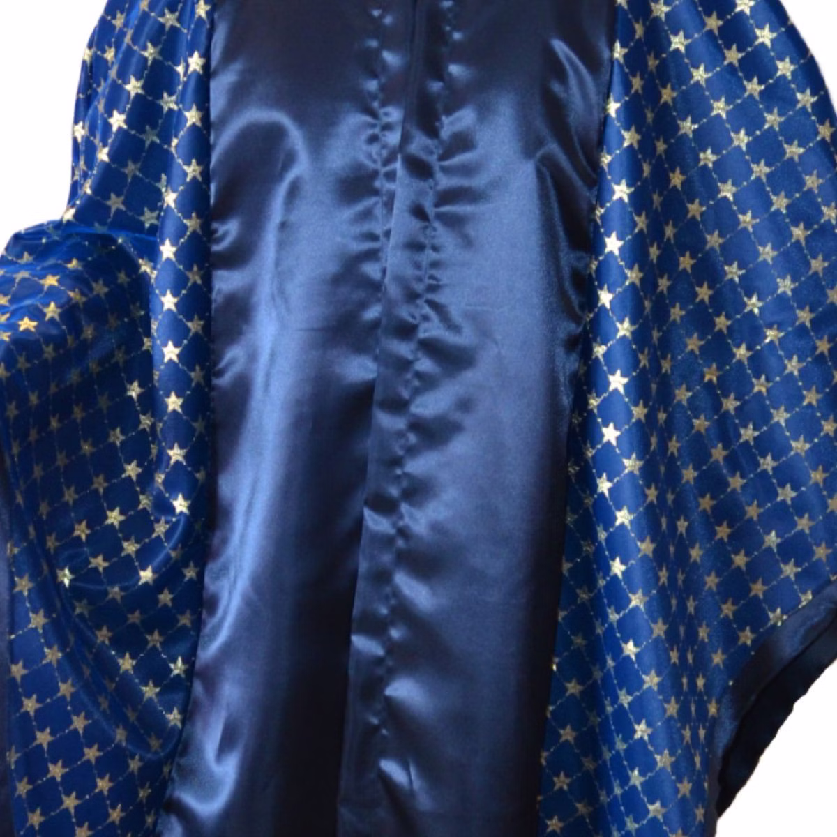 Magier Kostüm Umhang Zauberer für Erwachsene 113 cm blau Umhang mit Kapuze Märchen Fasching Karneval Mottoparty Magier Kostüm Umhang Zauberer für Erwachsene 113 cm blau Umhang mit Kapuze Märchen Fasching Karneval Mottoparty