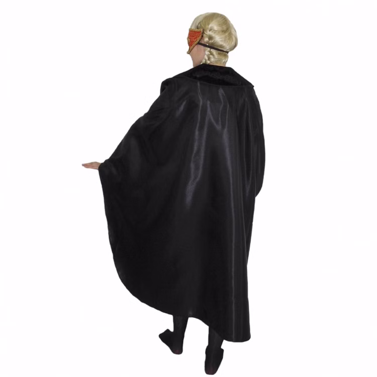 Venezianischer Umhang Kostüm schwarz 140 cm lang für Erwachsene Kostüm-Zubehör SALE Fasching Karneval Mottoparty Venezianischer Umhang Kostüm schwarz 140 cm lang für Erwachsene Kostüm-Zubehör SALE Fasching Karneval Mottoparty