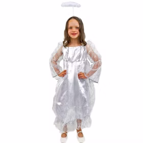 Engel Kostüm Sabi Kleid weiß für Mädchen Gr. 116-140 Weihnachten Krippenspiel SALE Kinderkostüm Weihnachtsengel Engel Kostüm Sabi Kleid weiß für Mädchen Gr. 116-140 Weihnachten Krippenspiel SALE Kinderkostüm Weihnachtsengel