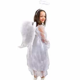 Engel Kostüm Sabi Kleid weiß für Mädchen Gr. 116-140 Weihnachten Krippenspiel SALE Kinderkostüm Weihnachtsengel Engel Kostüm Sabi Kleid weiß für Mädchen Gr. 116-140 Weihnachten Krippenspiel SALE Kinderkostüm Weihnachtsengel