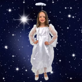 Engel Kostüm Sabi Kleid weiß für Mädchen Gr. 116-140 Weihnachten Krippenspiel SALE Kinderkostüm Weihnachtsengel Engel Kostüm Sabi Kleid weiß für Mädchen Gr. 116-140 Weihnachten Krippenspiel SALE Kinderkostüm Weihnachtsengel