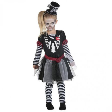 Skelett Kostüm Halloween Kleid für Kinder