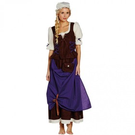 Mittelalter Kostüm Magd Hanna für Damen Gr. 40, 46 Kleid SALE Fasching Mittelaltermode Karneval Mottoparty