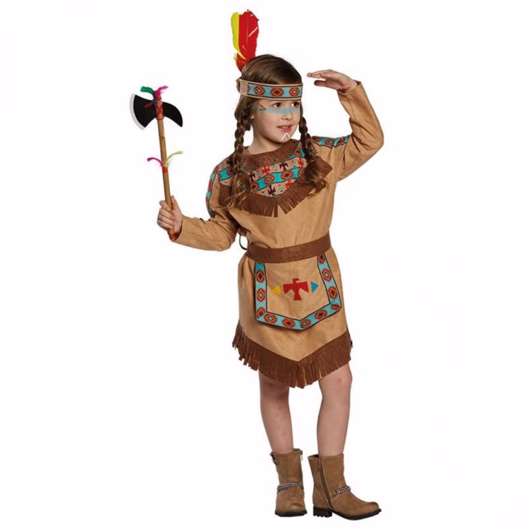 Indianer Kostüm Indianerin Baca für Kinder Gr. 104-152 Kleid braun Western Wilder Westen amerikanische Ureinwohner Fasching Karneval Mottoparty Kinderfasching Indianer Kostüm Indianerin Baca für Kinder Gr. 104-152 Kleid braun Western Wilder Westen amerikanische Ureinwohner Fasching Karneval Mottoparty Kinderfasching