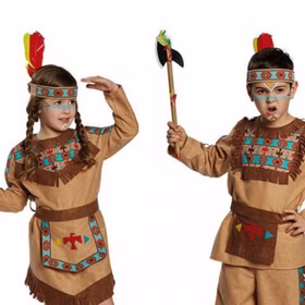 Indianer Stirnband für Kinder mit zwei Federn KW 54 cm bunt Kostüm-Zubehör Kinderfasching Karneval Kindergeburtstag Mottoparty Indianer Stirnband für Kinder mit zwei Federn KW 54 cm bunt Kostüm-Zubehör Kinderfasching Karneval Kindergeburtstag Mottoparty
