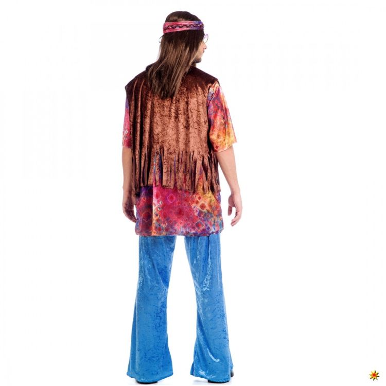 Hippie Kostüm Jonny 70er Jahre für Herren Hippie Kostüm Jonny 70er Jahre für Herren Gr. M-XL bunt SALE Fasching Karneval Mottoparty